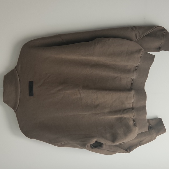 Fear of God Essentials Brown Full Zip Sweater - Picture 4 of 7